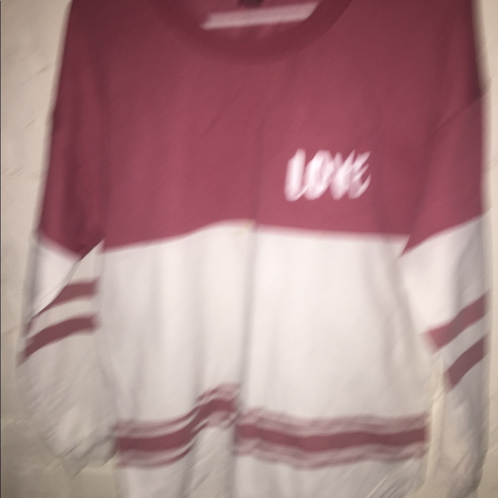 “Love” long sleeve.